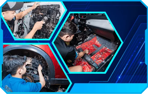 Dán cách âm ô tô - Giải pháp chống ồn hiệu quả