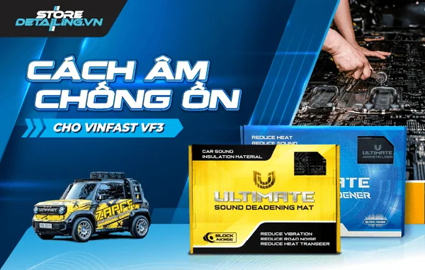 Cách Âm Chống Ồn Cho VF3: Dán Vật Liệu Chống Ồn Sàn & Hốc Bánh Xe