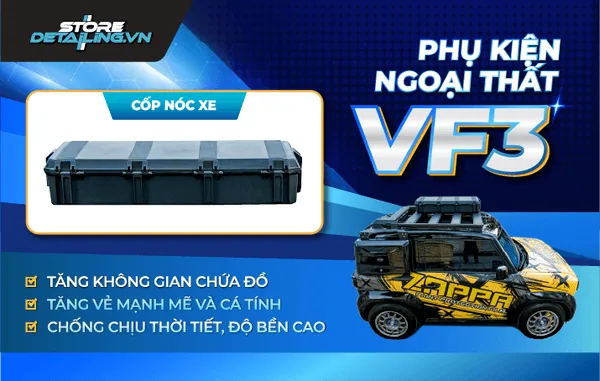 Lắp Cốp Nóc Xe Cho VinFast VF3: Mở Rộng Thể Tích Chứa Đồ Du Lịch Thảnh Thơi