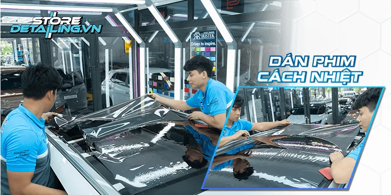 Vệ sinh tinh mặt trong kính