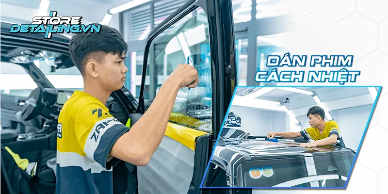 Sấy cố định viền mép phim