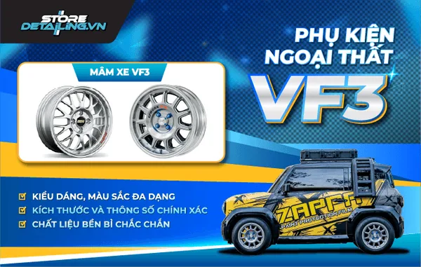 Độ Mâm Xe Thể Thao Cho VF3: Thay Đổi Diện Mạo Đậm Chất Cá Tính