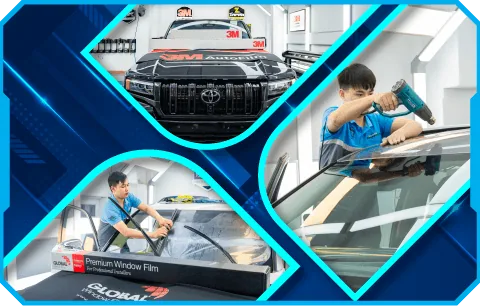 Xưởng thi công dán phim cách nhiệt ô tô chính hãng Store Detailing TP.HCM