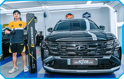 Dán PPF Teckwrap Trong Suốt Cho Hyundai Tucson Tại STORE DETAILING