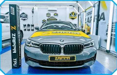 Bảo Vệ Bề Mặt Sơn BMW 520i Với Gói Dán PPF Zappa 1388