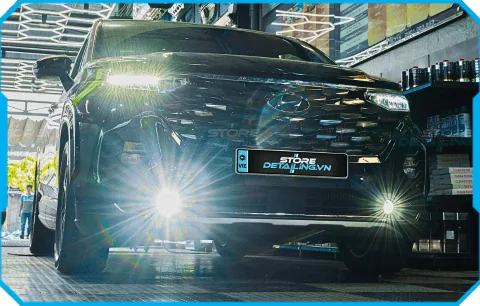 Hyundai Custin Lắp Bi Gầm Titan 30 Tại STORE DETAILING