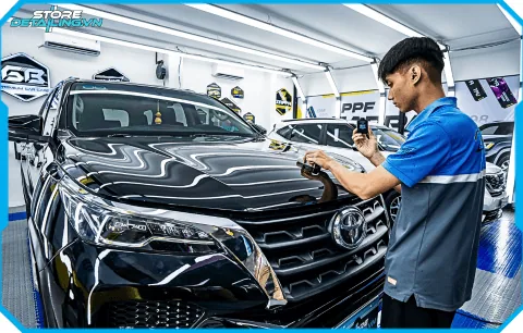 Toyota Fortuner Phủ Ceramic 9H+ Tại STORE DETAILING