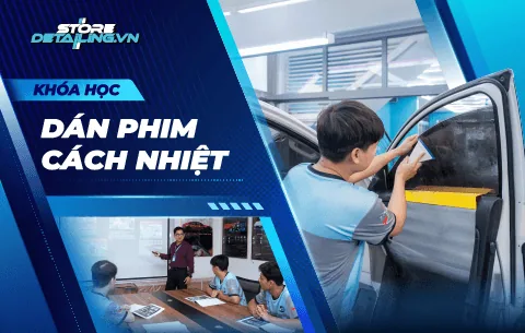Khóa Đào Tạo Dán Phim Cách Nhiệt Ô Tô Chuẩn Phòng Lạnh