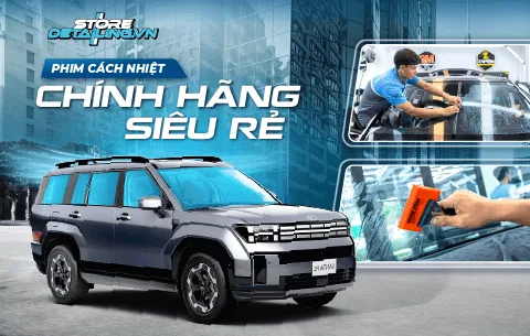 Dán phim cách nhiệt chính hãng siêu rẻ