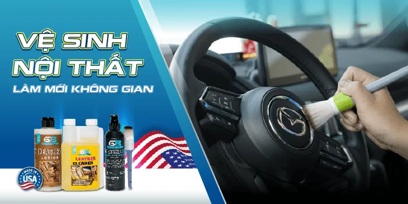 Vệ sinh chuyên sâu và khử trùng nội thất bằng hơi nước nóng