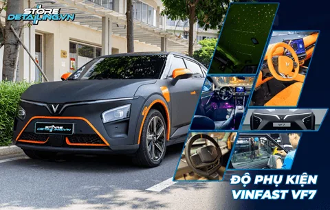 VinFast VF7 dán PPF bảo vệ ngoại thất tại Store Detailing