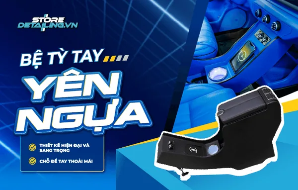 Lắp đặt bệ tỳ tay yên ngựa có sạc không dây cho VF3